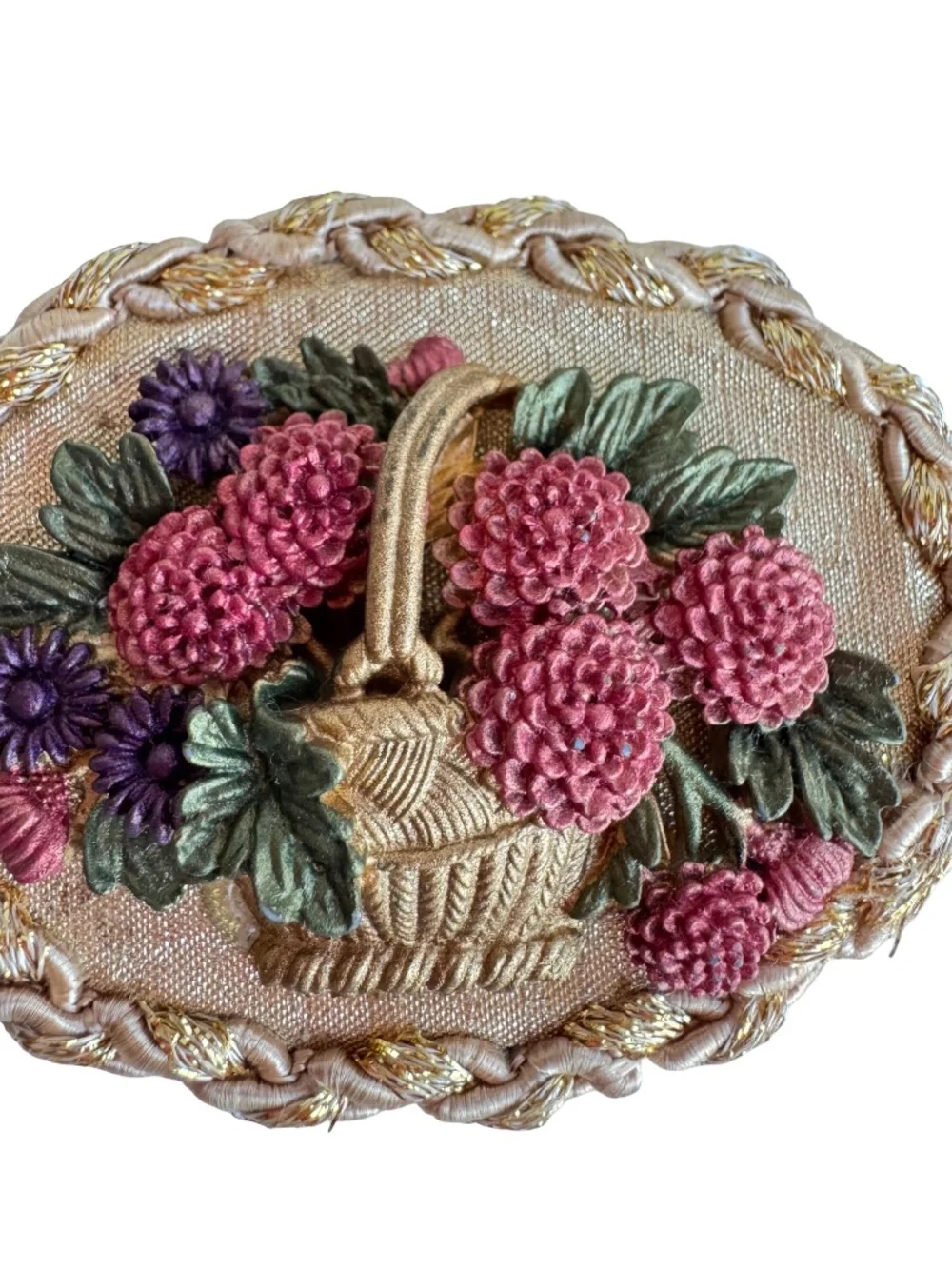 Vintage flower basket